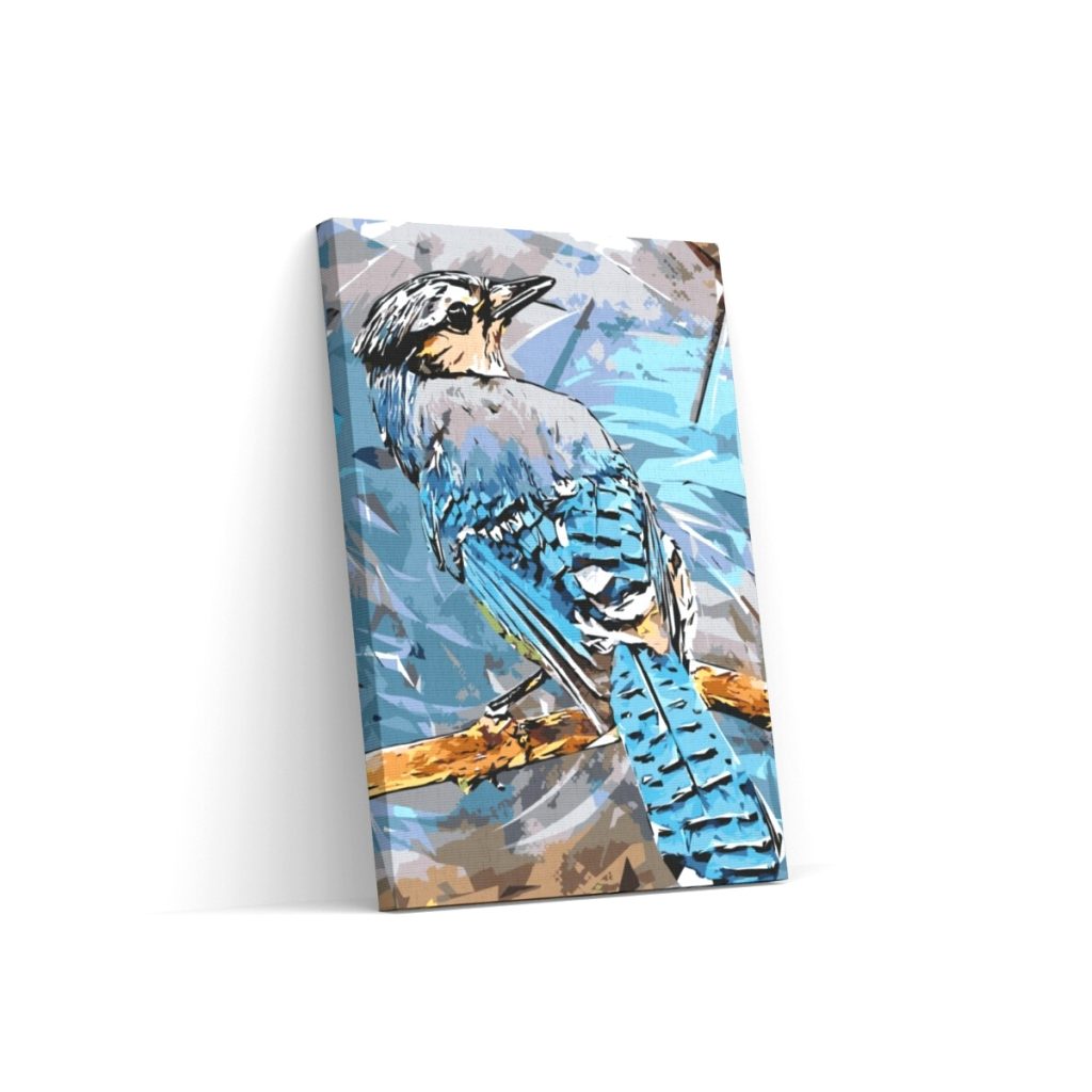 Pintar por Números - Arrendajo azul