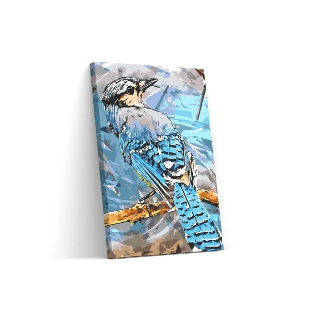 Pintar por Números - Arrendajo azul