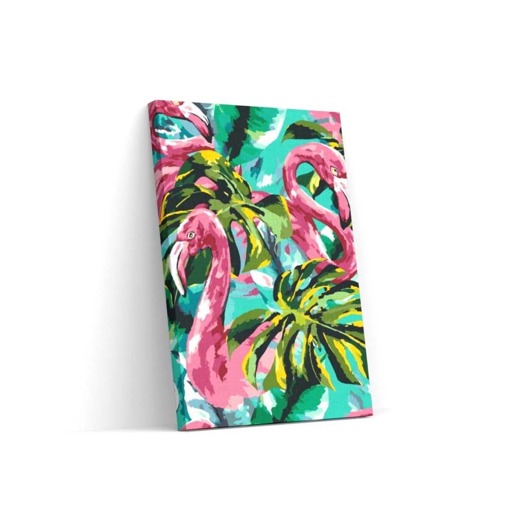 Pintar por Números - Flamencos rosas