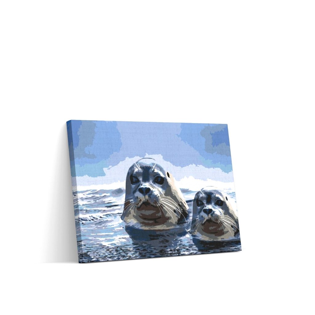 Pintar por Números - Focas a la caza