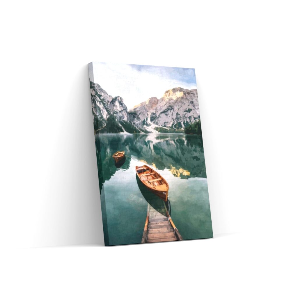 Pintar por Números - Barco en el lago