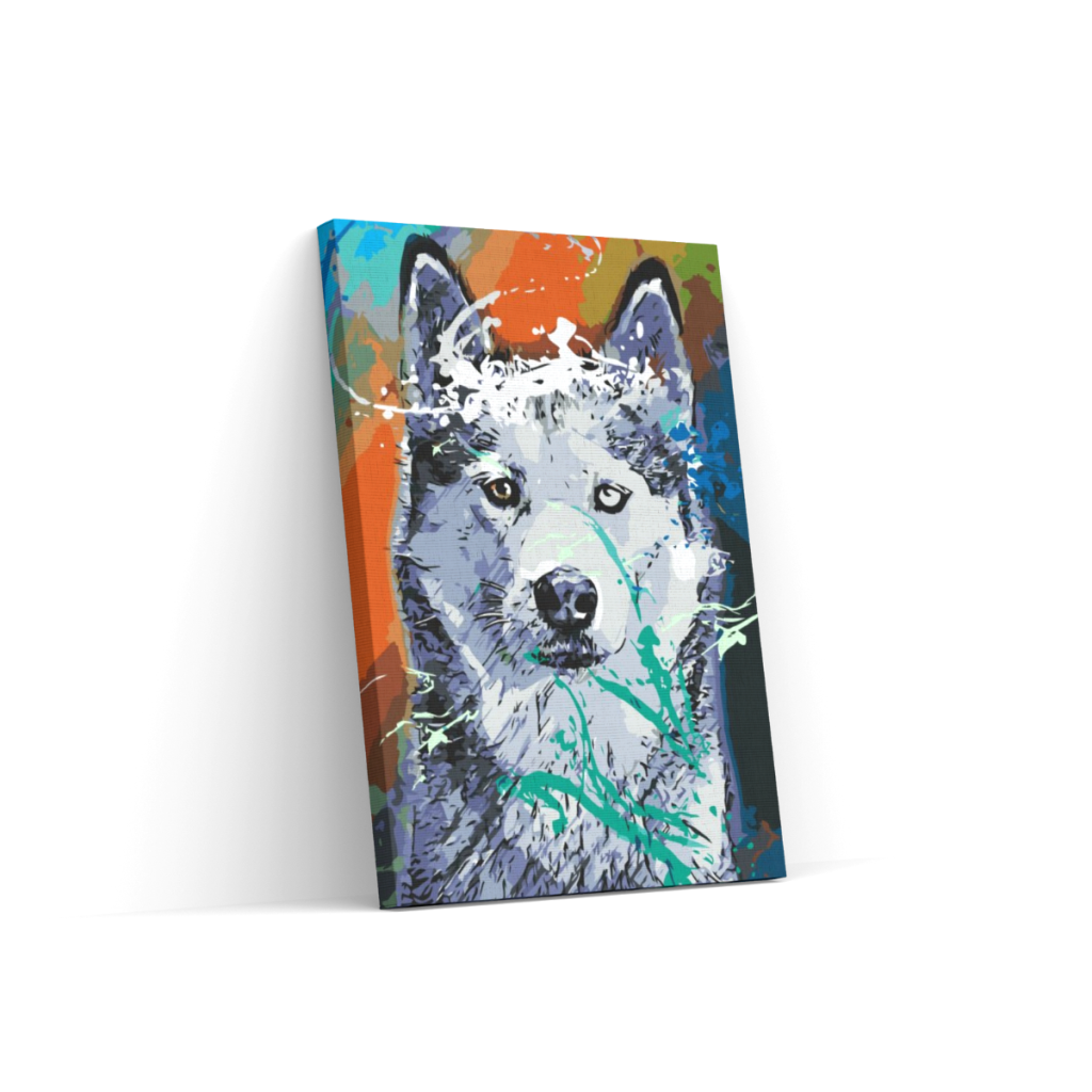 Pintar por Números - Retrato de un perro