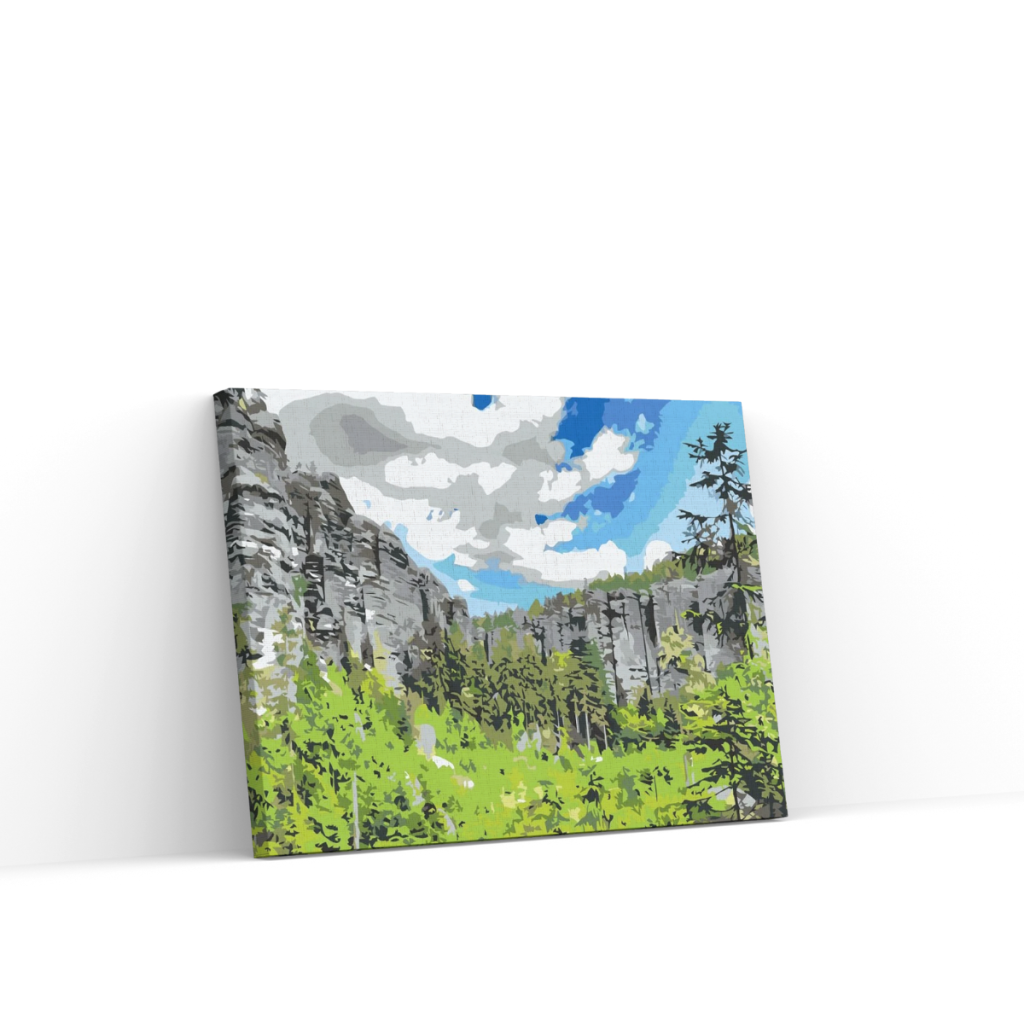 Pintar por Números - Rocas Adršpach