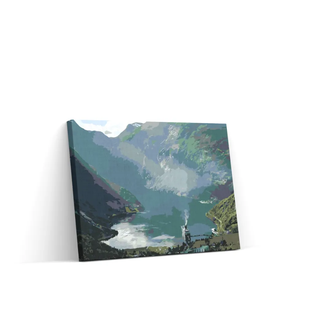 Pintar por Números - Geirangerfjord Norsko