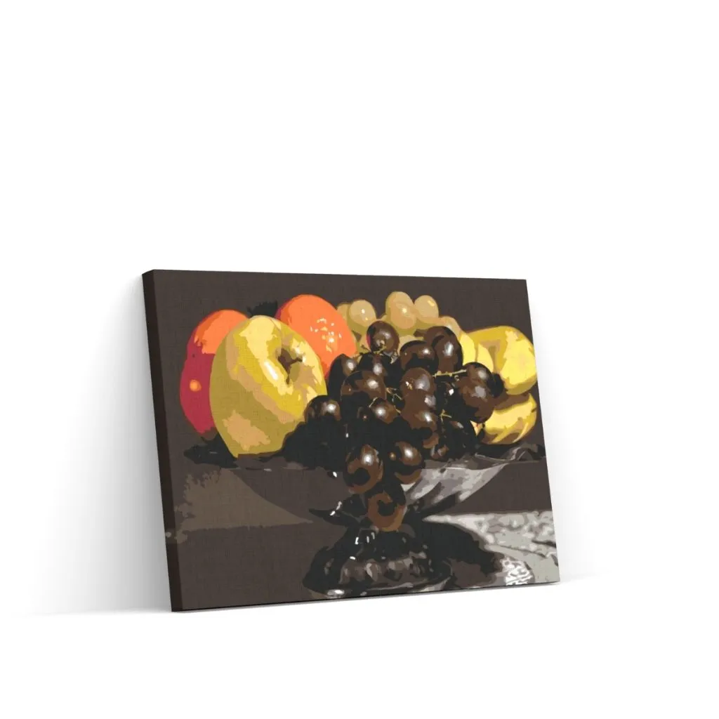 Pintar por Números - Un bol lleno de fruta