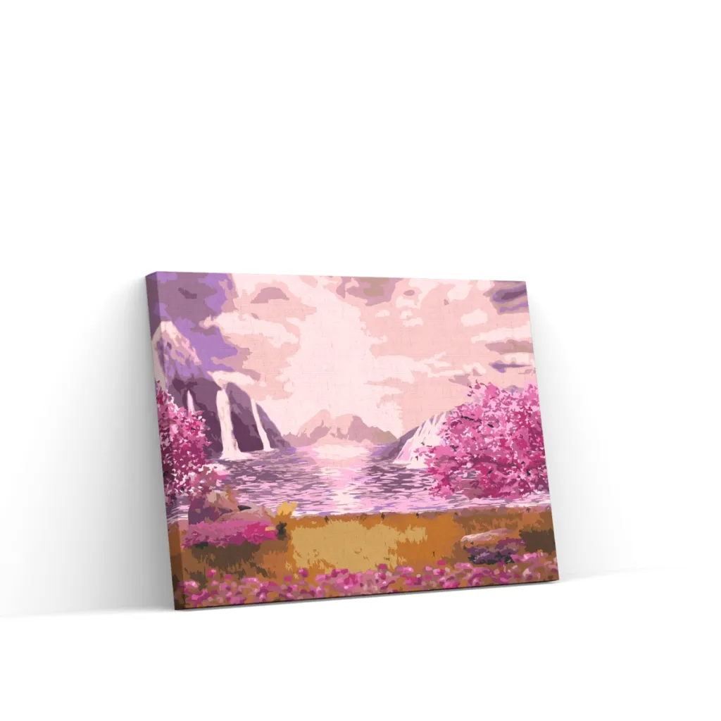 Pintar por Números - Cascada en la rosaleda