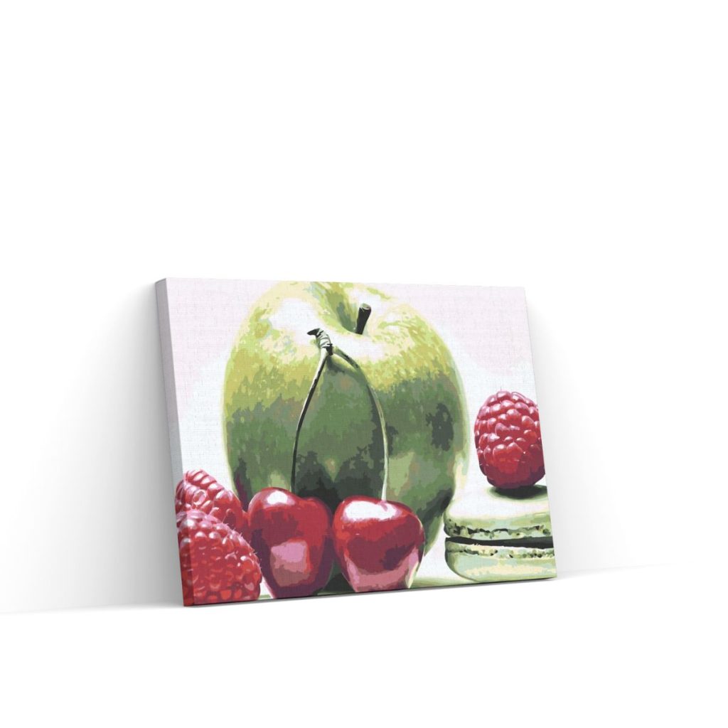 Pintar por Números - Fruta y macarrones