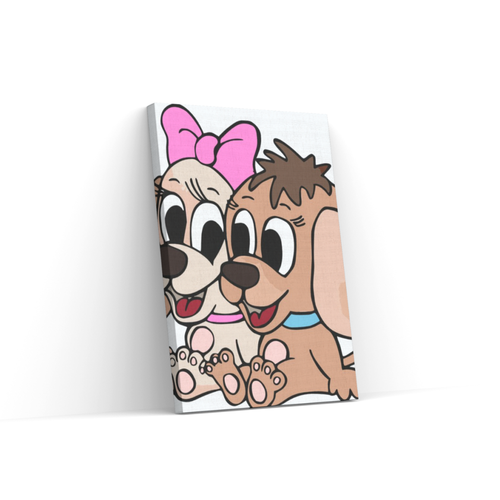 Pintar por Números - La alegría del perro