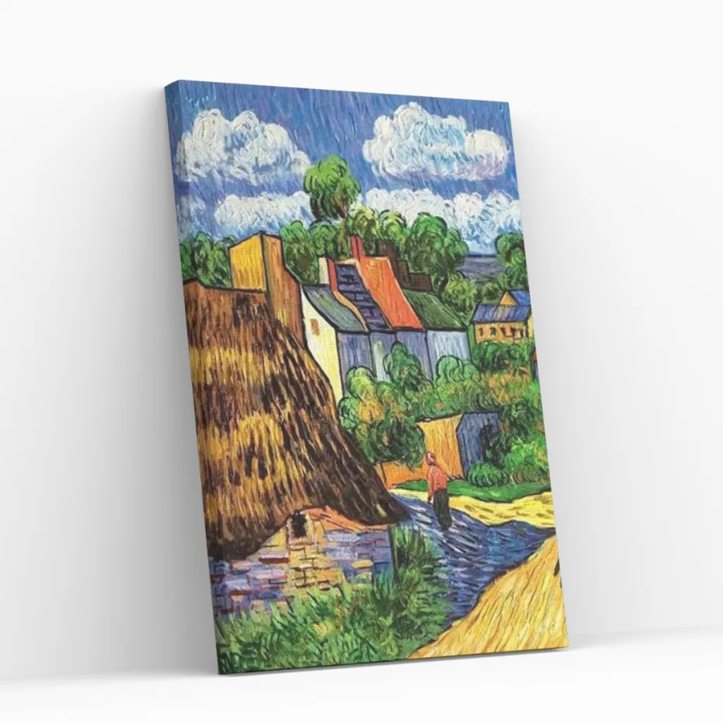 Pintar por Números - Casas en Auvers