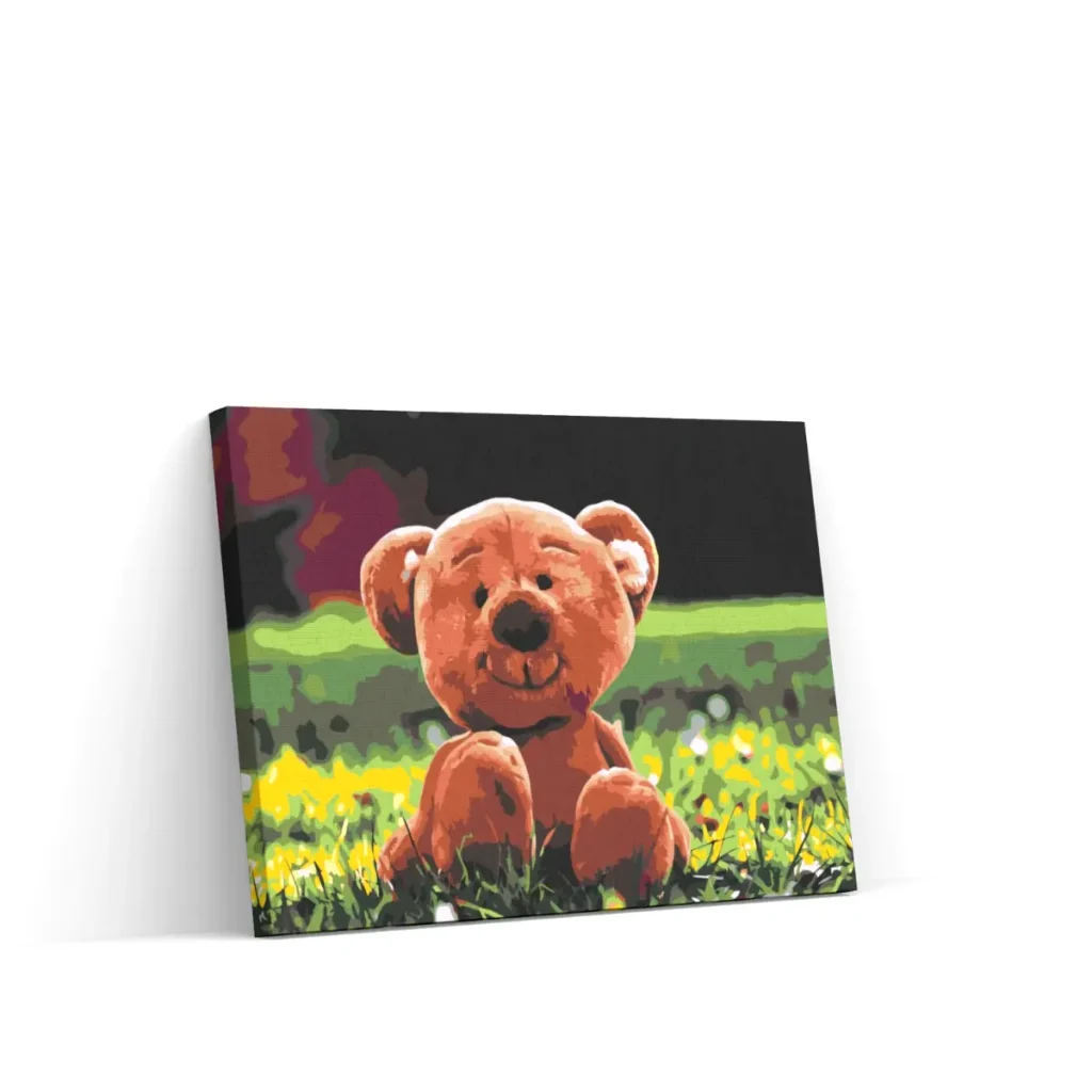 Pintar por Números - Oso en la hierba