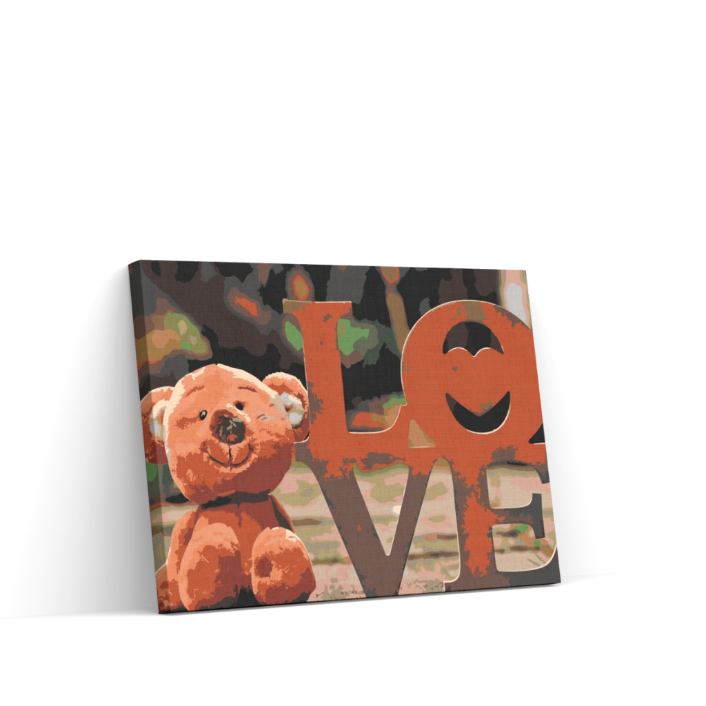 Pintar por Números - Osito de peluche