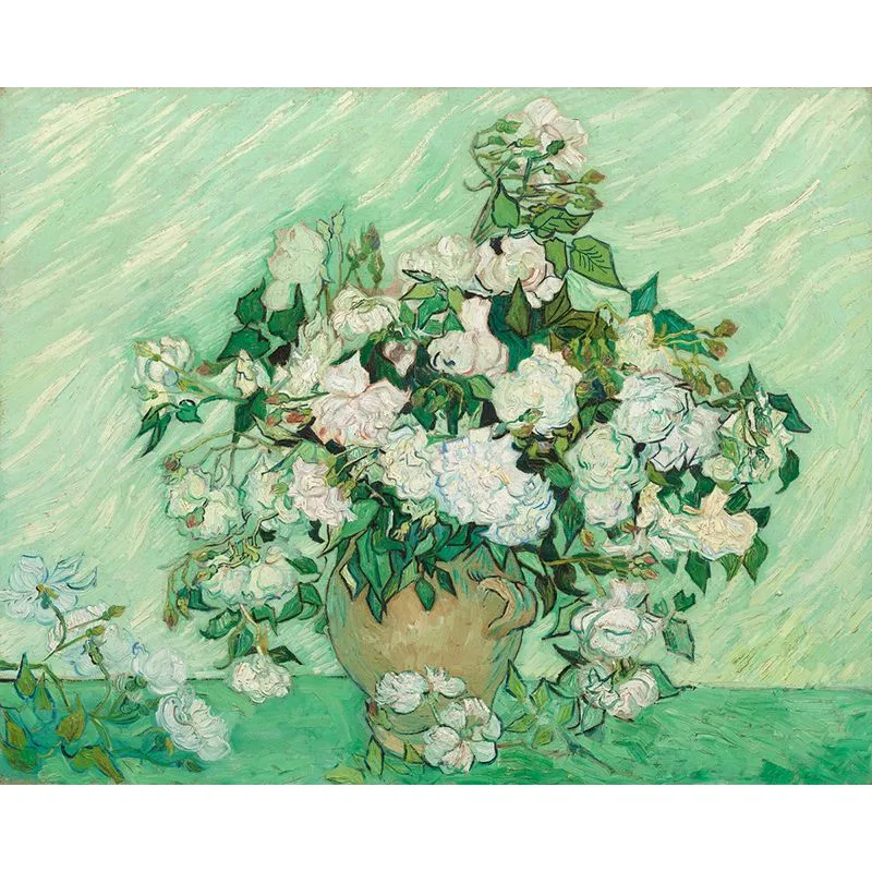 Pintar por Números - Flores en la papelera Van Gogh