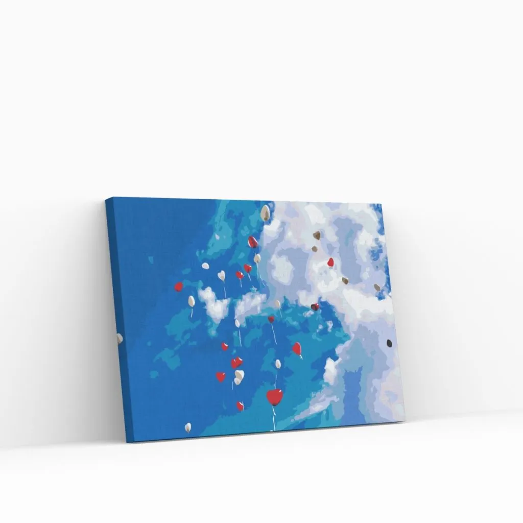 Pintar por Números - El cielo lleno de globos