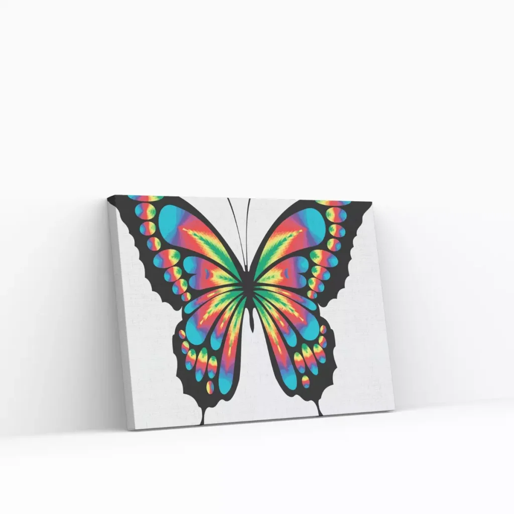Pintar por Números - Mariposa de colores