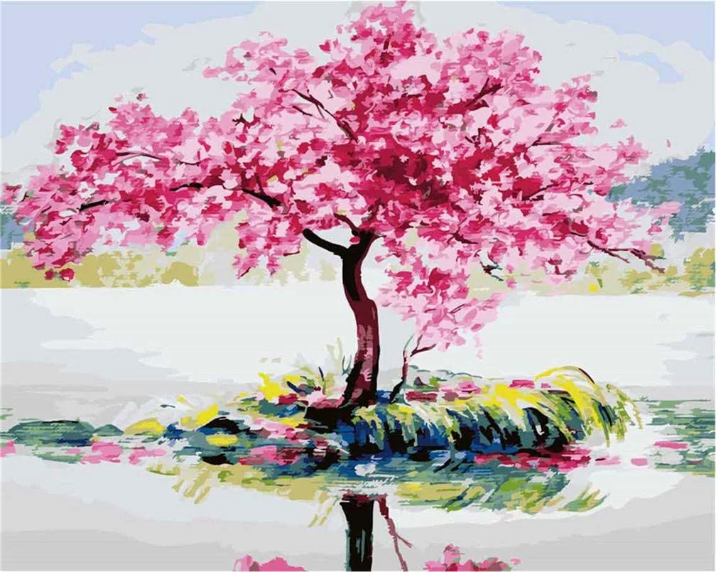 Pintar por Números - Sakura suave