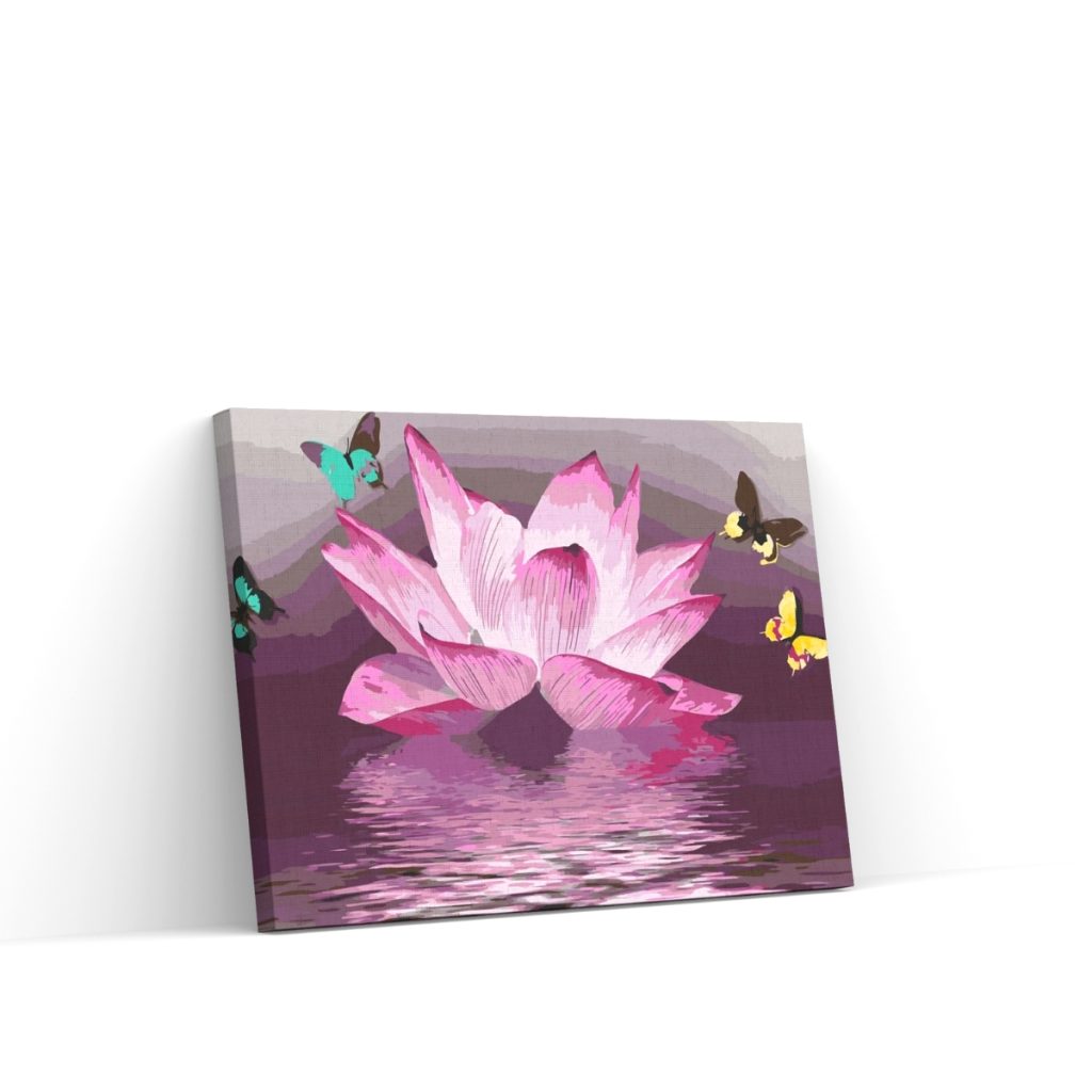 Pintar por Números - Loto y mariposa