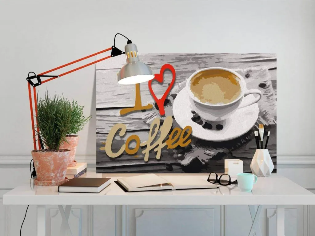 Pintar por Números - Me encanta el café