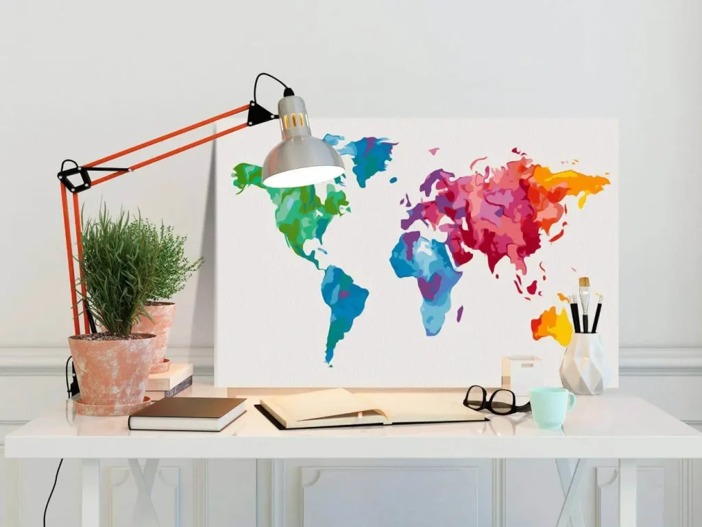 Pintar por Números - Colores del mundo