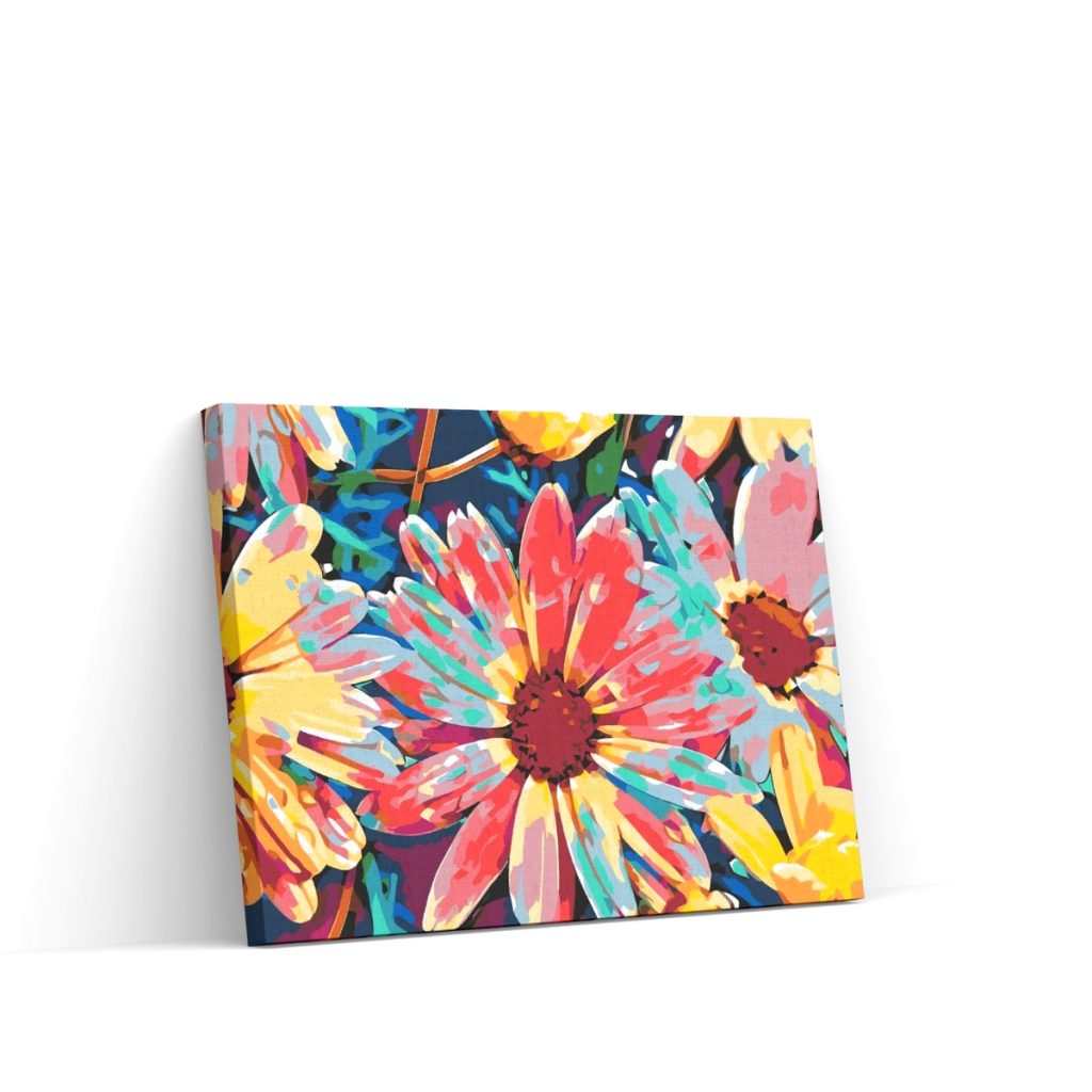 Pintar por Números - Flores de neón