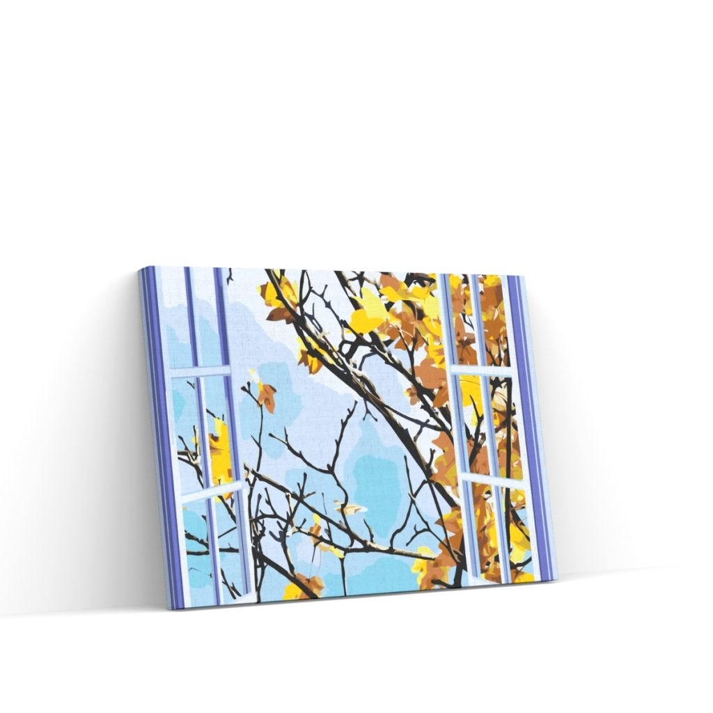 Pintar por Números - Ventana de otoño