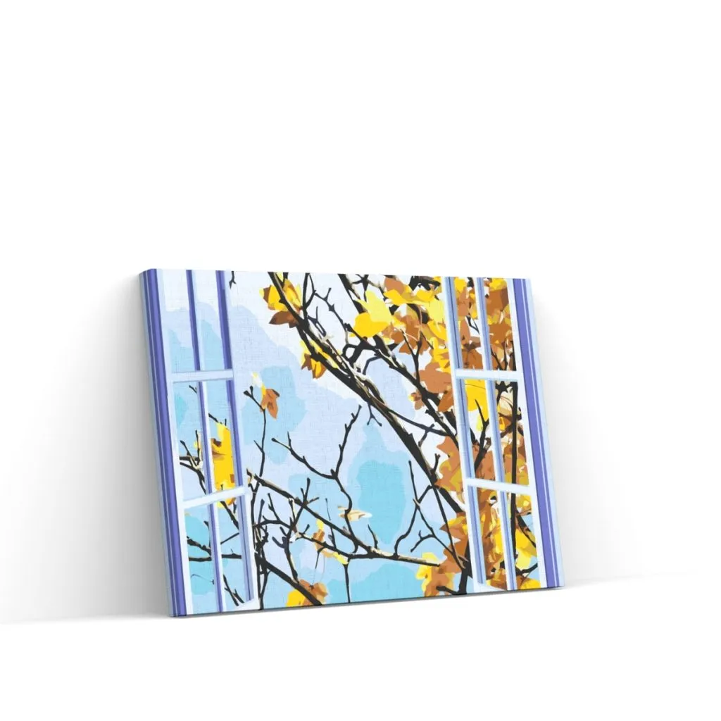Pintar por Números - Ventana de otoño