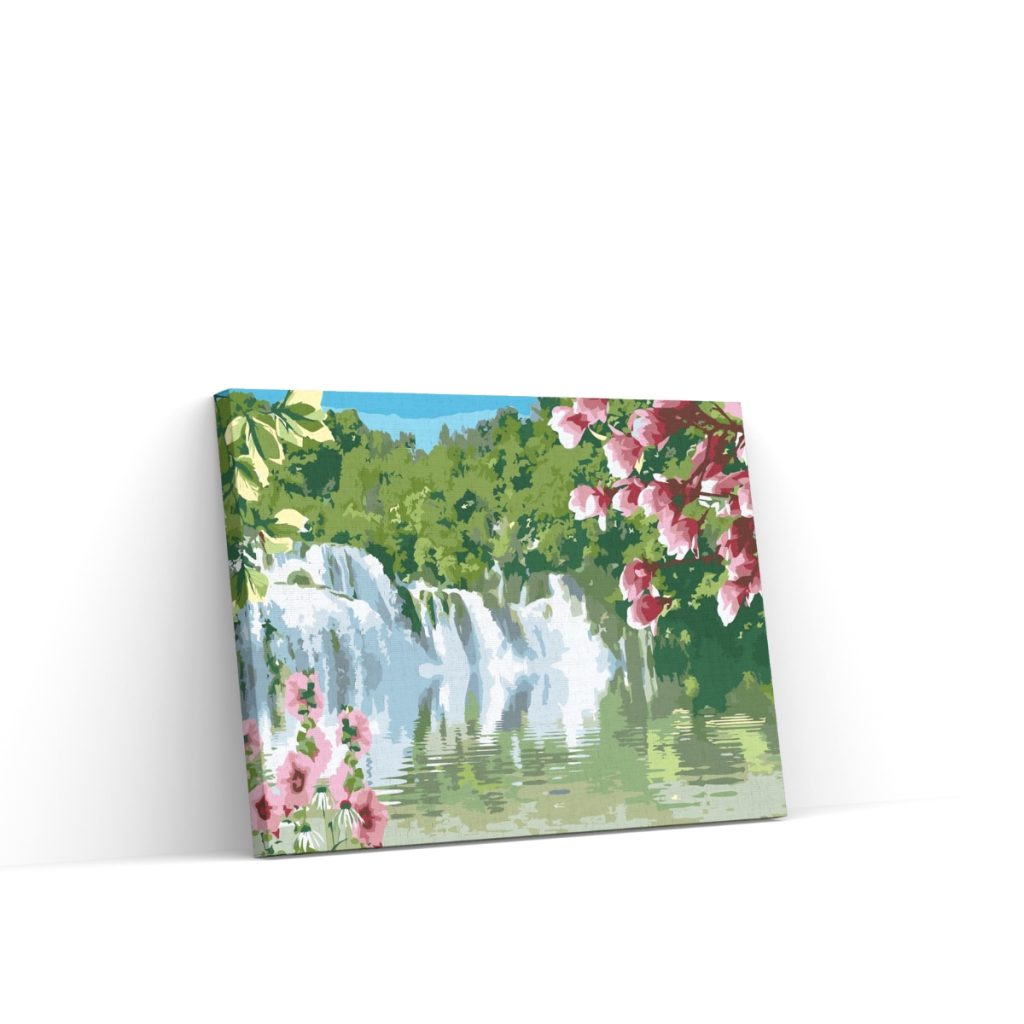 Pintar por Números - Cascada de cuento de hadas