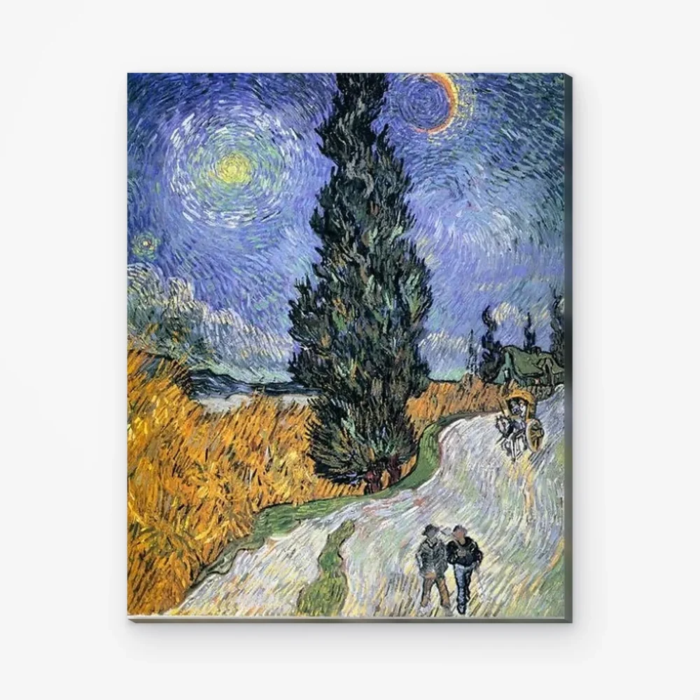 Pintar por Números - Abajo Ciprés y Estrella