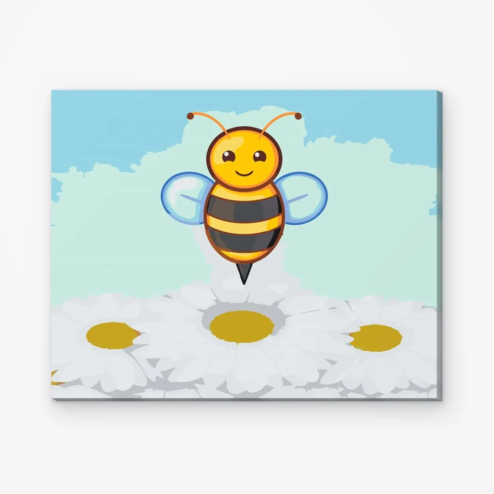 Pintar por Números - Abeja alegre