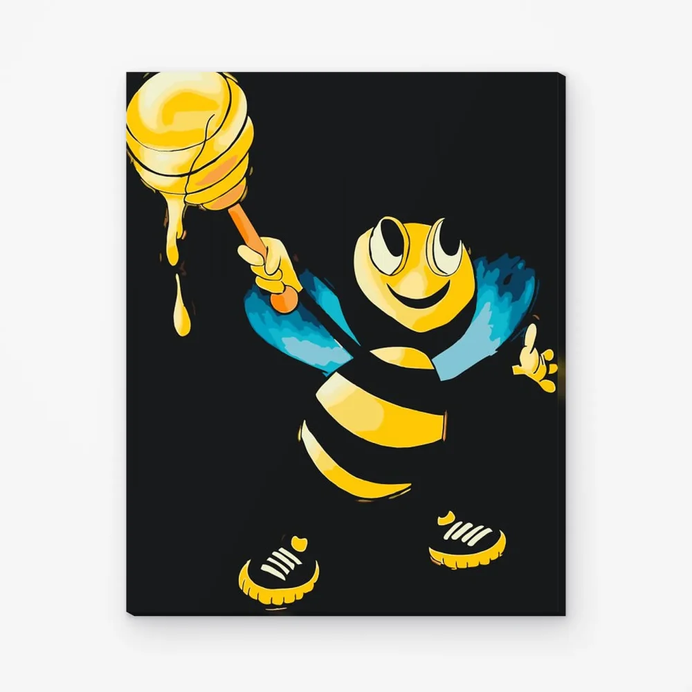 Pintar por Números - Abeja con miel