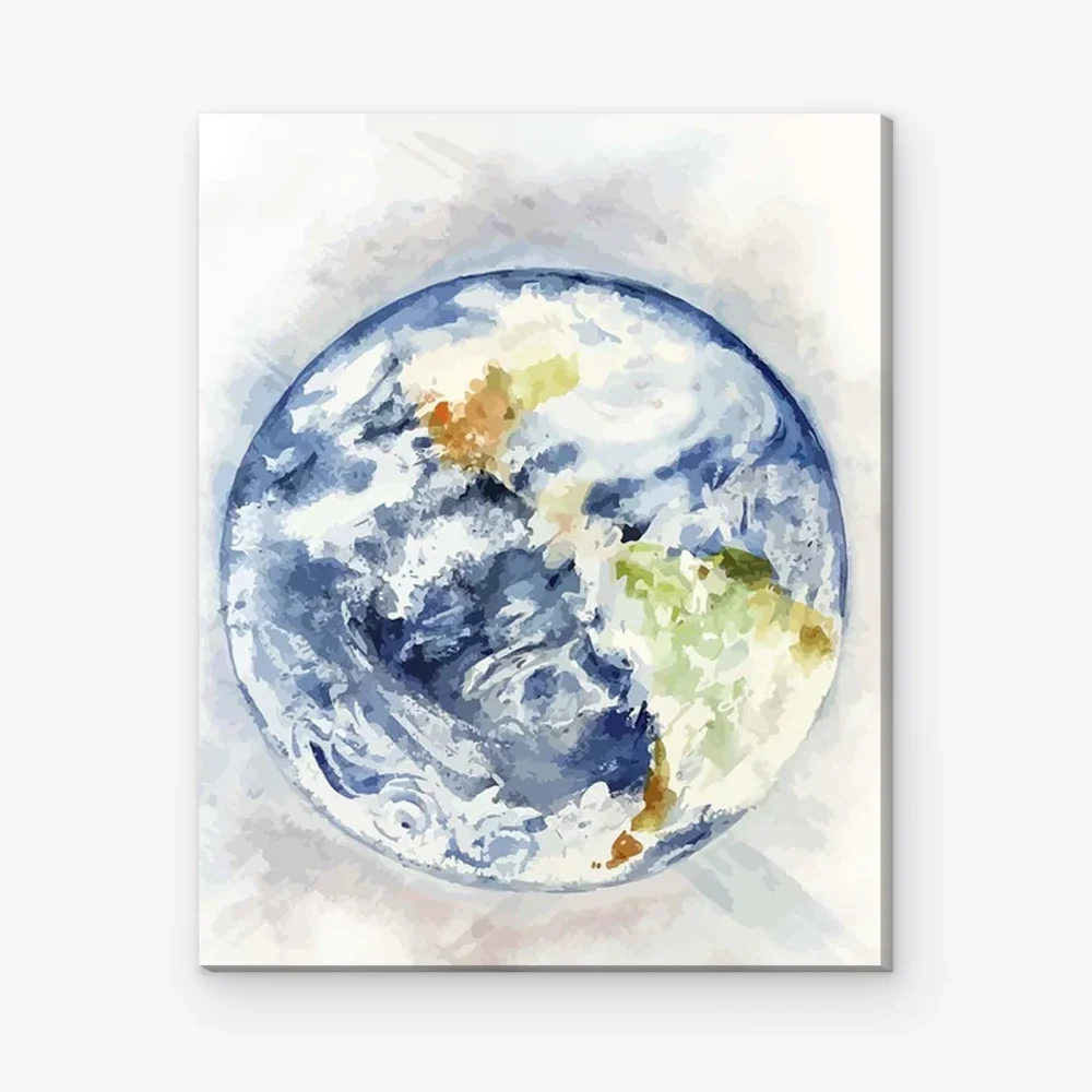 Pintar por Números - Acuarelas de la Tierra