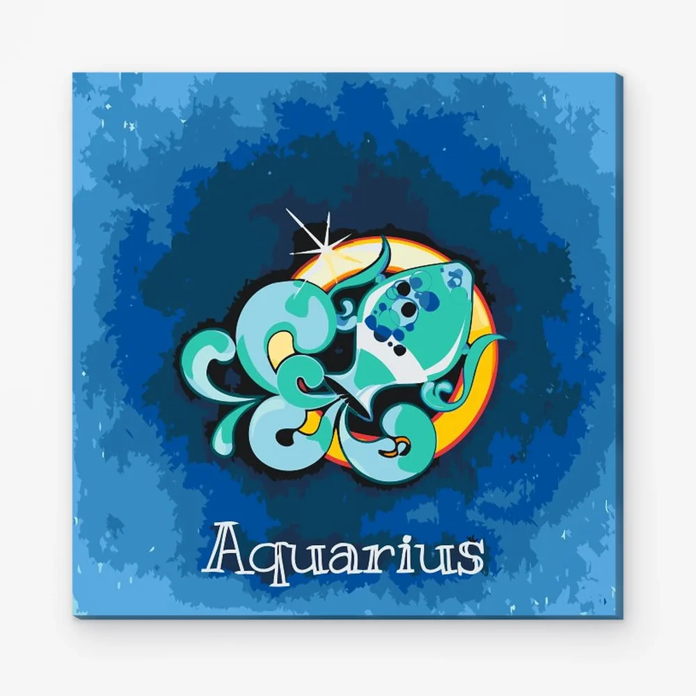 Pintar por Números - Acuario/Aquarius