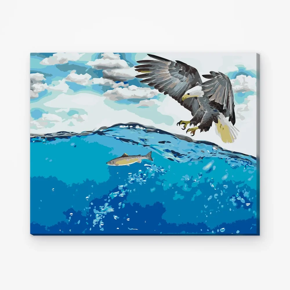 Pintar por Números - Águila a la caza