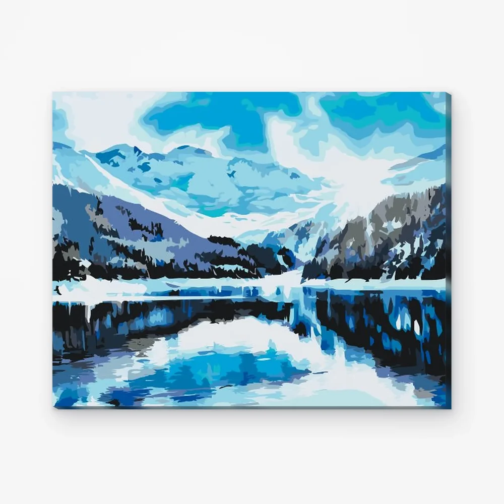 Pintar por Números - Alpes suizos