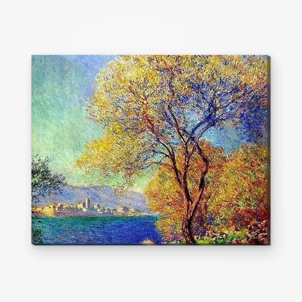 Pintar por Números - Antibes vista desde los jardines de Salis