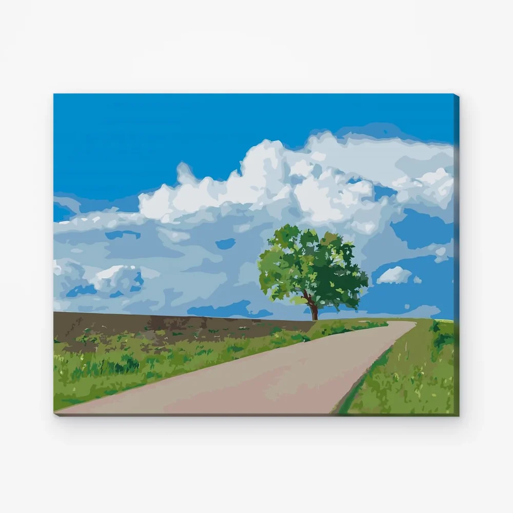 Pintar por Números - Árbol abandonado