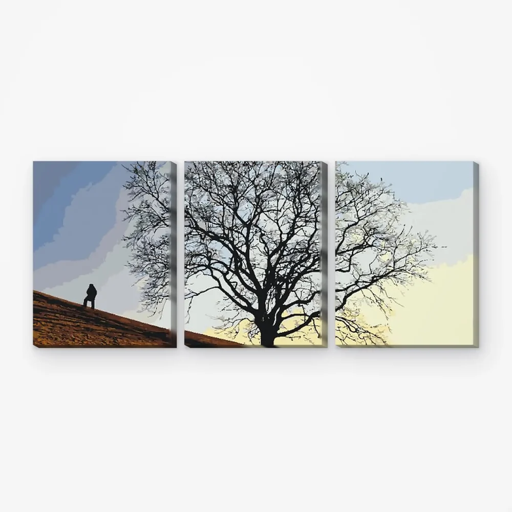 Pintar por Números - Árbol de tarjetas de felicitación (set de 3)