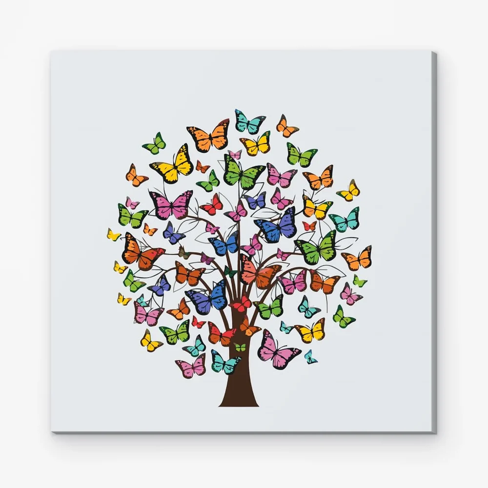 Pintar por Números - Árbol mariposa