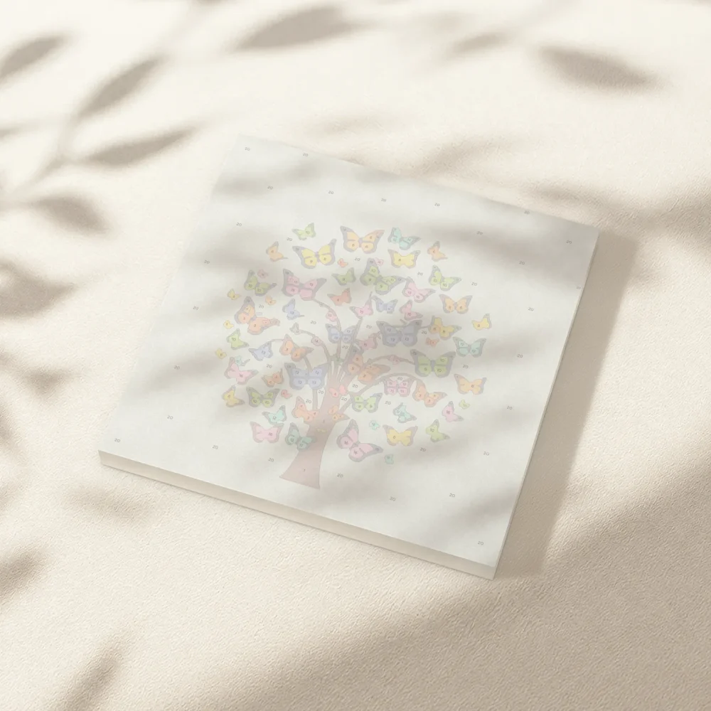Pintar por Números - Árbol mariposa