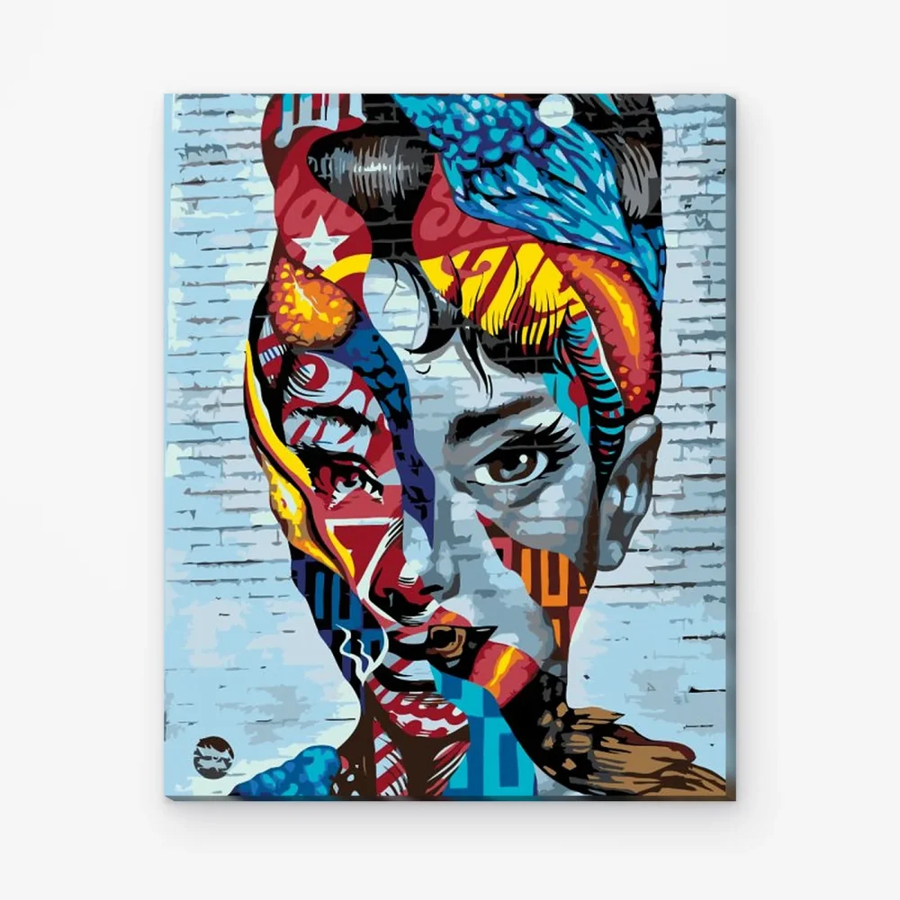 Pintar por Números - Audrey Hepburn