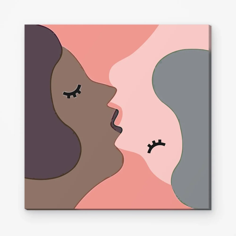 Pintar por Números - Beso enamorado