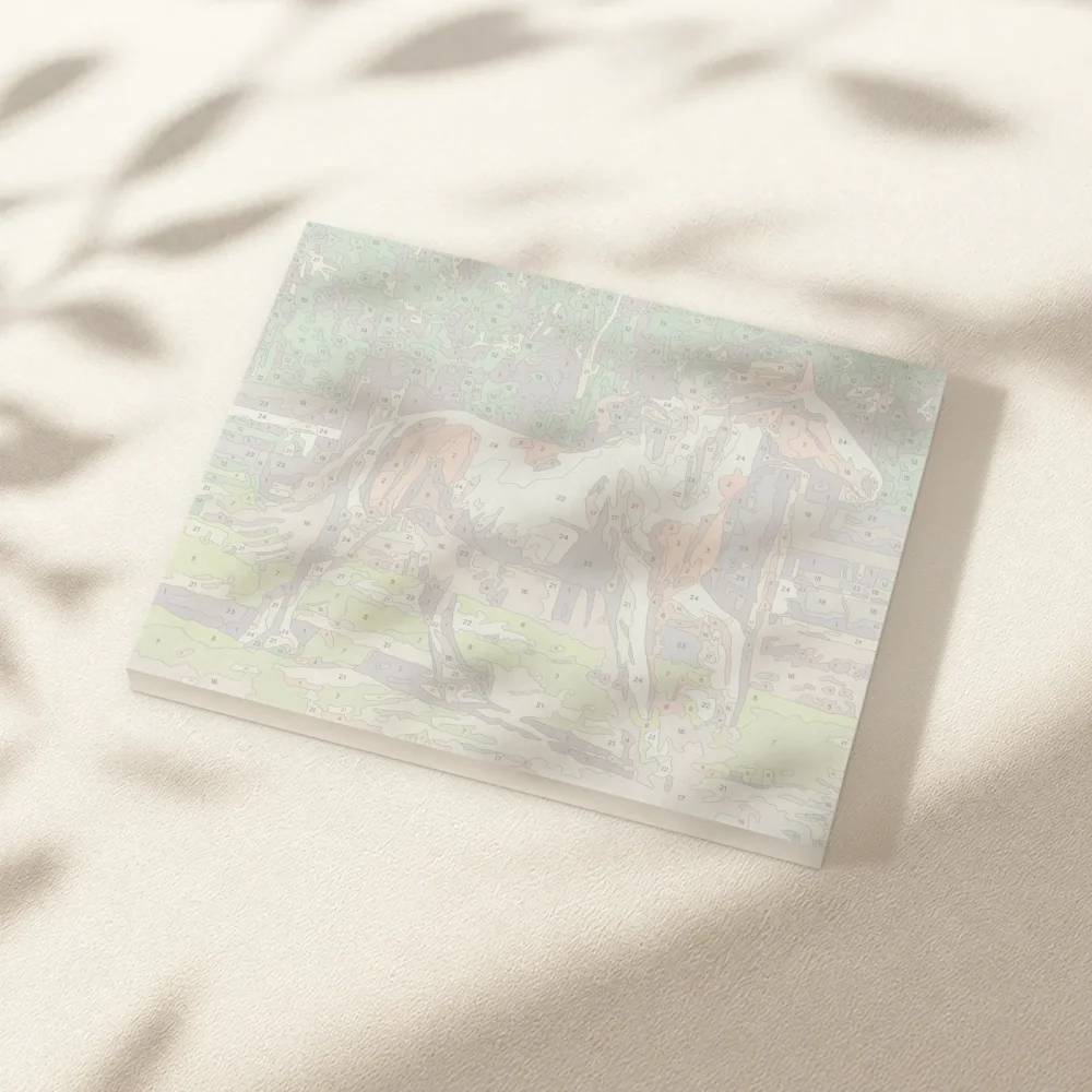 Pintar por Números - Caballo en el corral