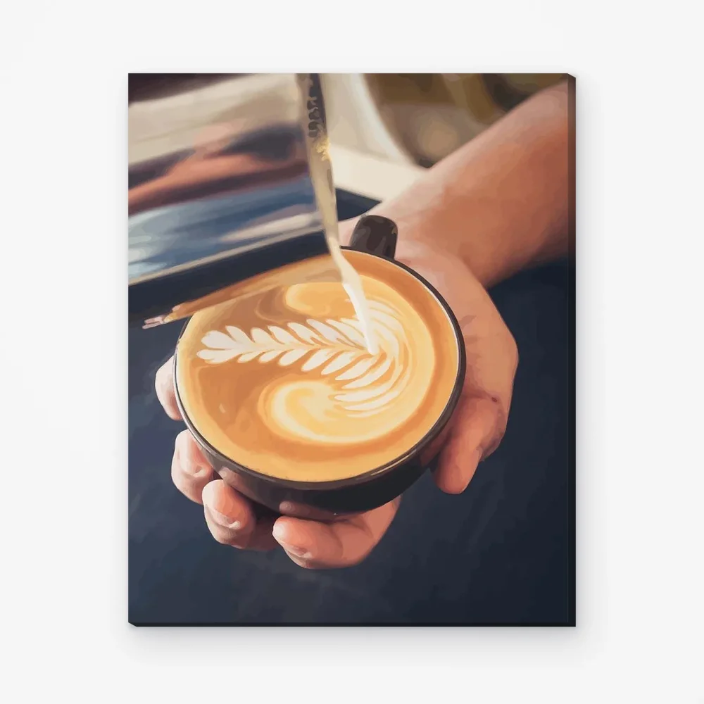 Pintar por Números - Café con leche
