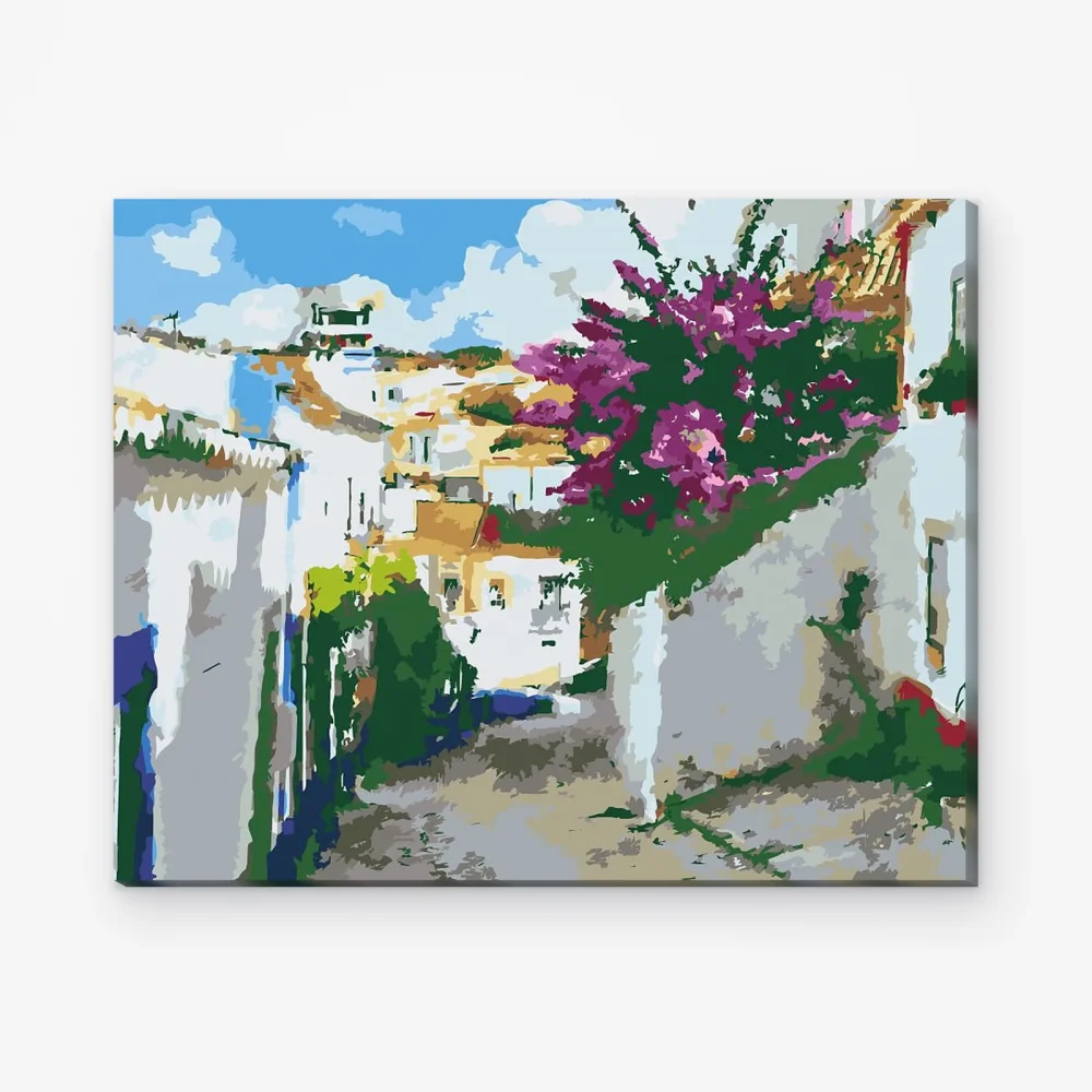 Pintar por Números - Calle del casco antiguo