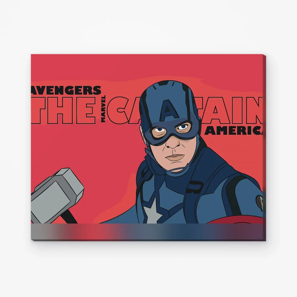 Pintar por Números - Capitán América 1