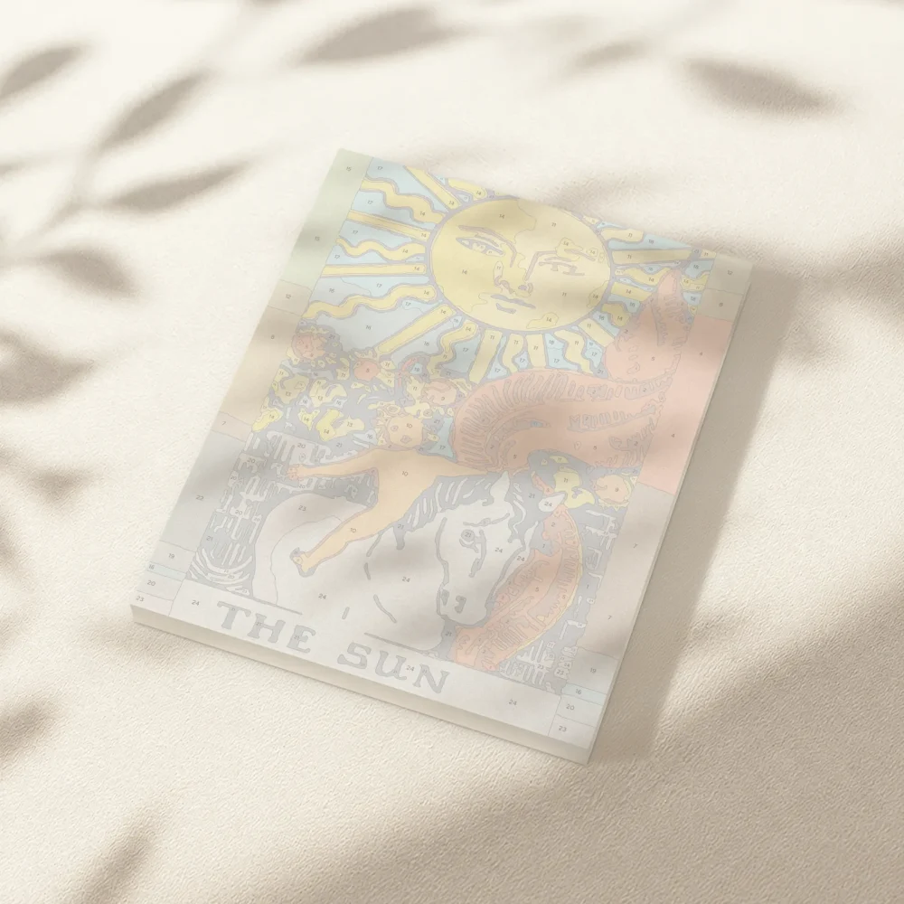 Pintar por Números - Carta del Tarot - Sol