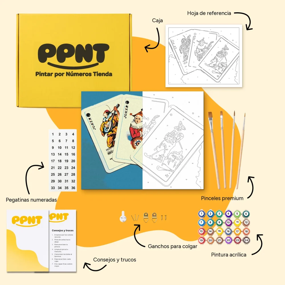 Pintar por Números - Cartas comodín