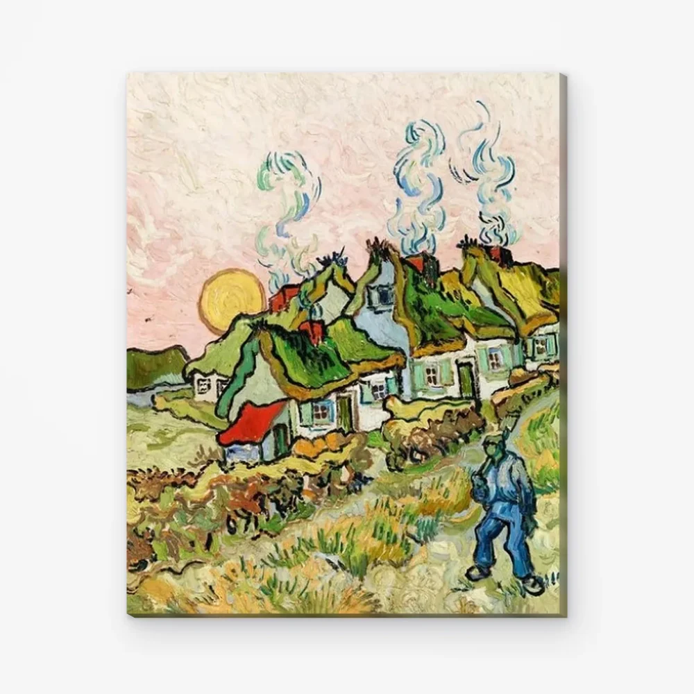 Pintar por Números - Casas y figura
