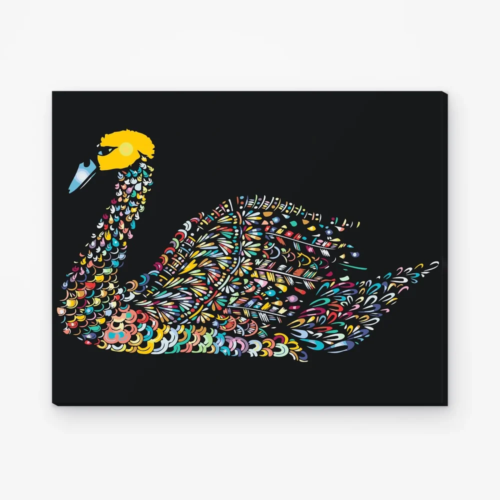 Pintar por Números - Cisne mandala