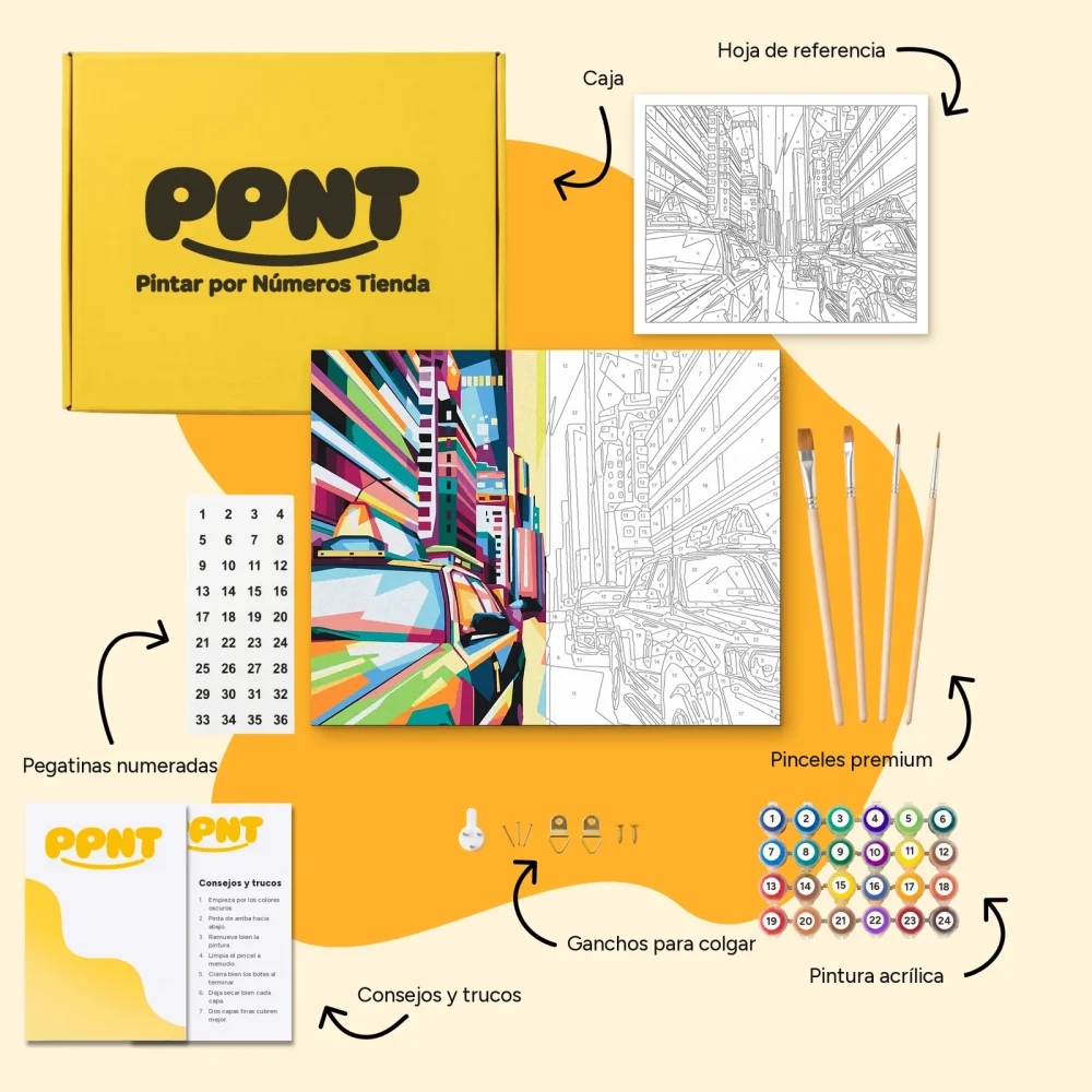 Pintar por Números - Ciudad Vectorial 2