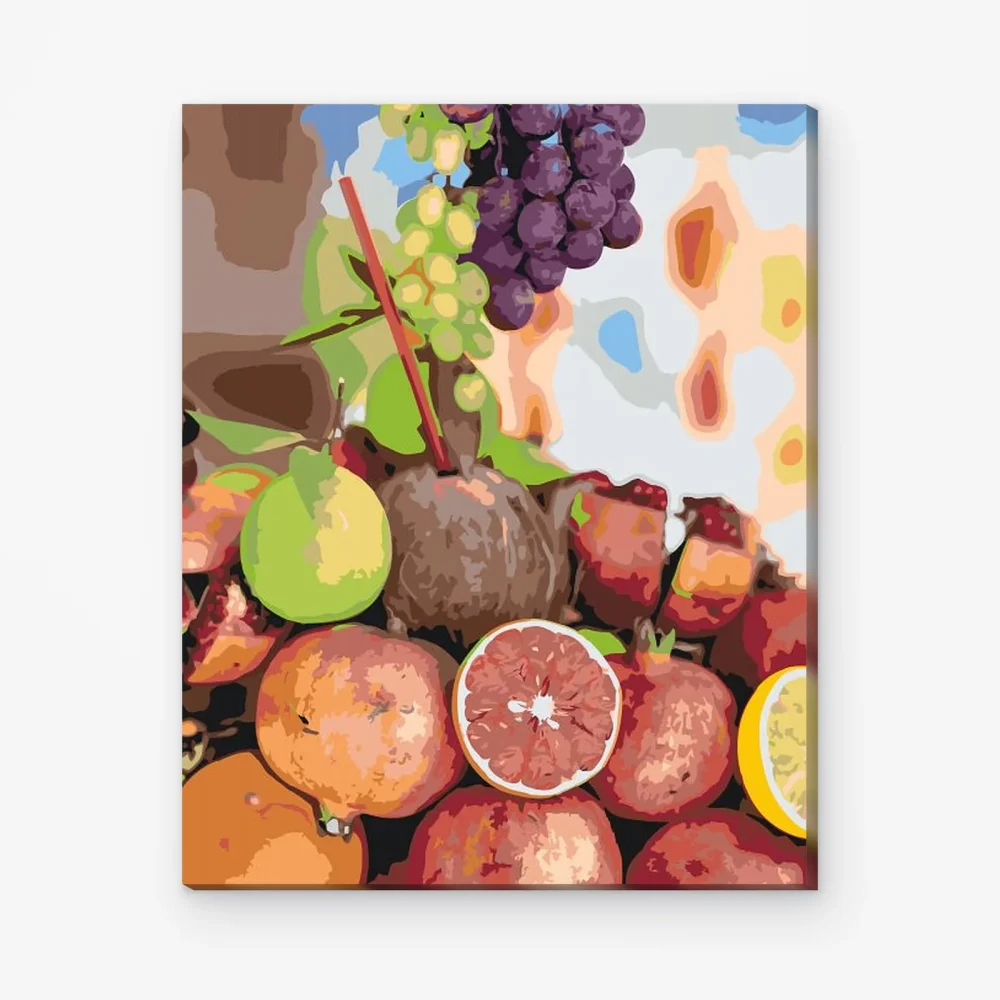 Pintar por Números - Coco y fruta